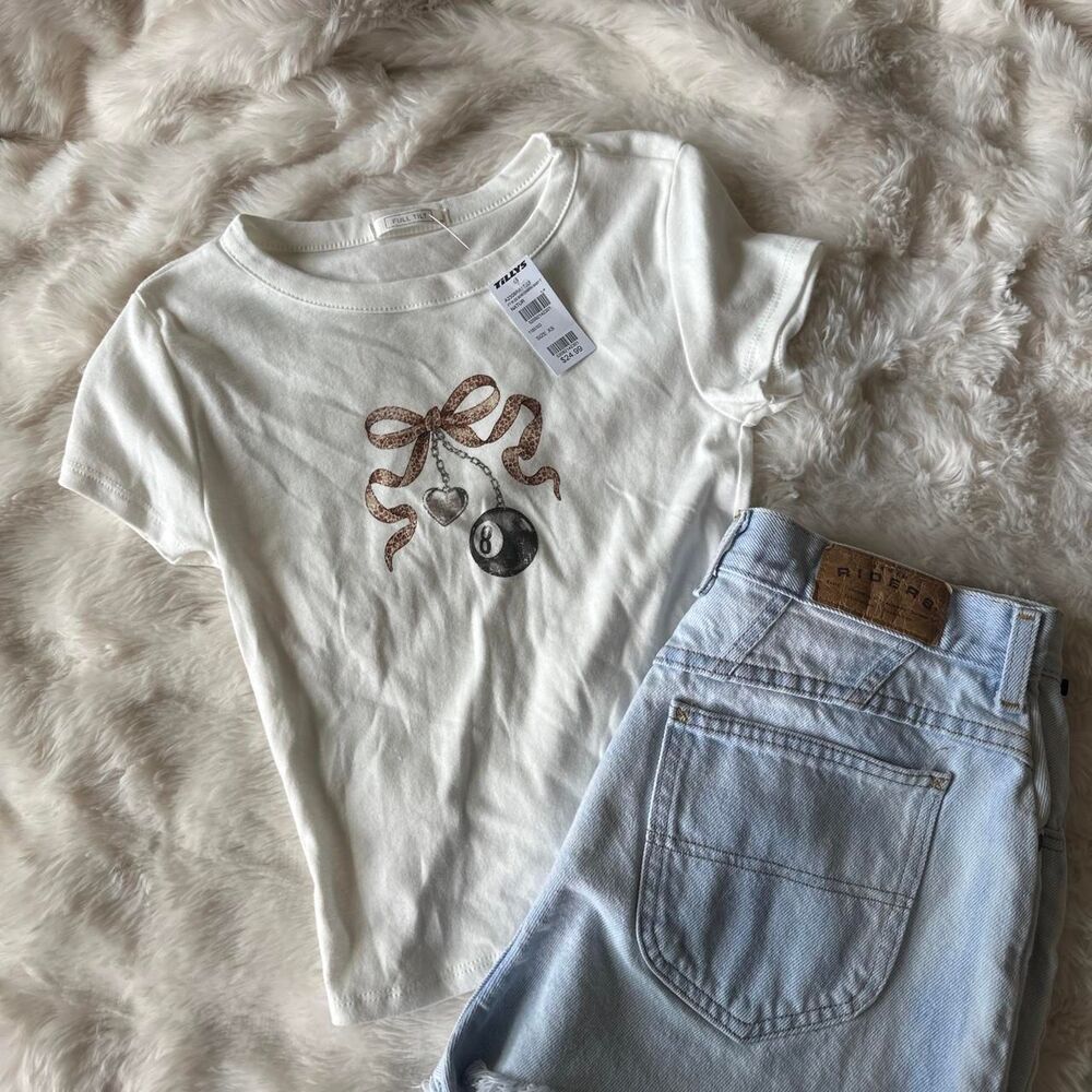 Tillys Women's White Baby T-shirt